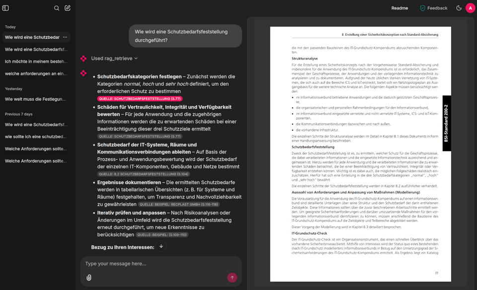 Evaluation Grundschutz-KI